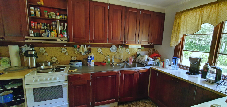 Die K&uuml;che im Haupthaus
